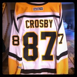 Vintage Sidney Crosby NHL Penguins Hockey Jersey